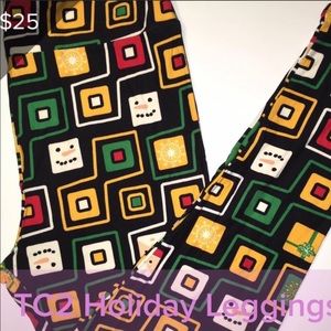 Lularoe Christmas leggings TC2